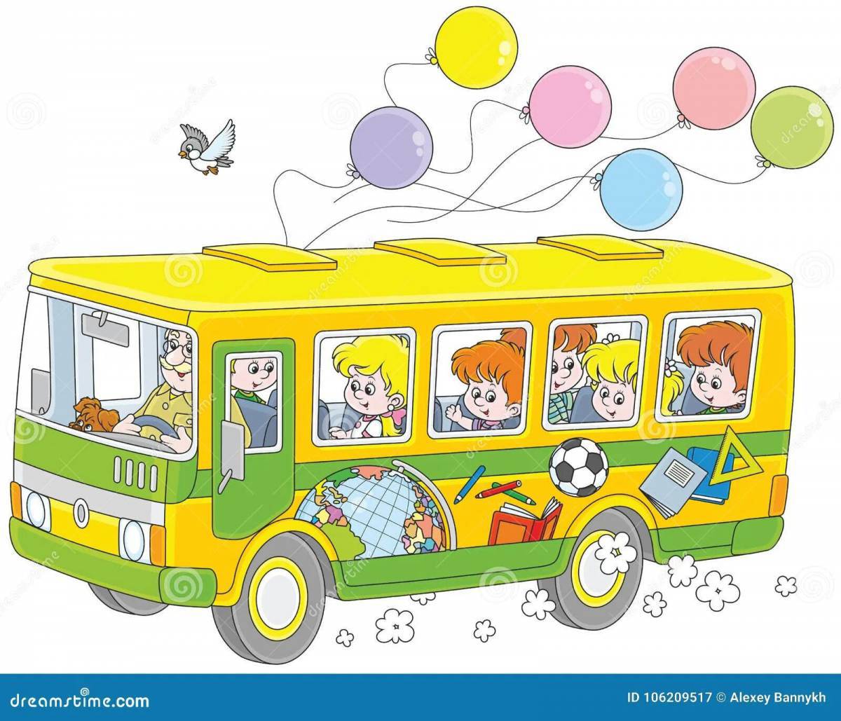 Автобус для детей 3 4 лет #30