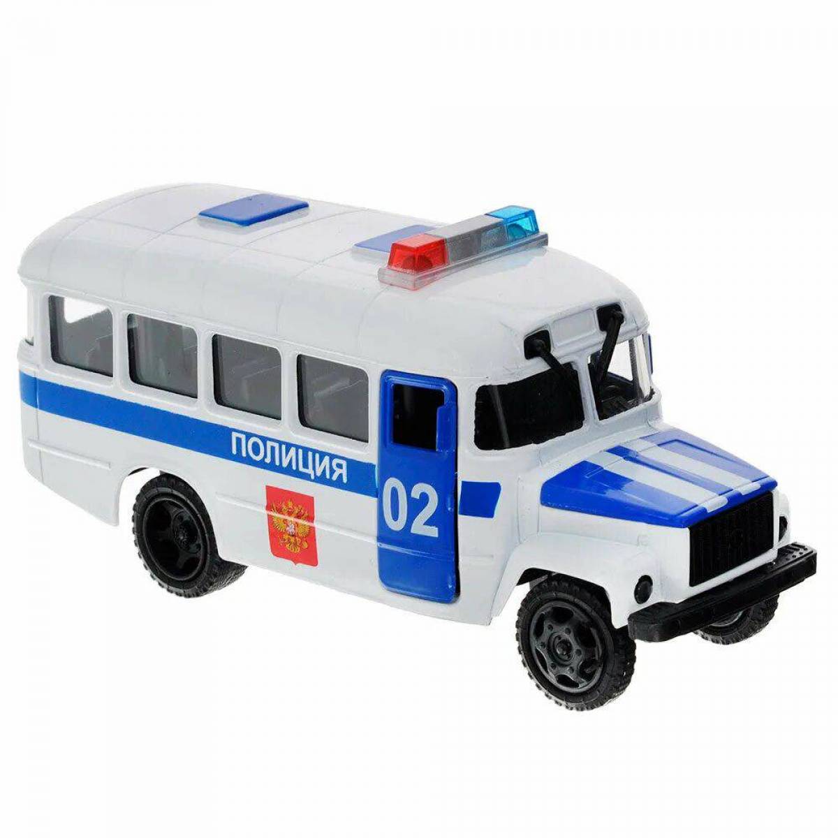 Автобус полицейский #4