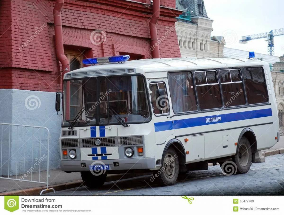 Автобус полицейский #34
