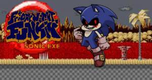 Раскраска sonic exe fnf #6 #192636