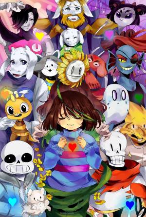 Раскраска undertale #36 #193179