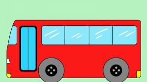 Раскраска автобус для детей 3 4 лет #1 #194592