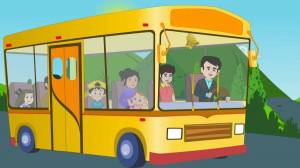 Раскраска автобус для малышей #6 #194669