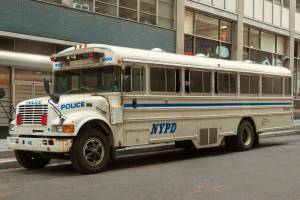 Раскраска автобус полицейский #28 #194765