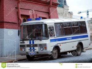 Раскраска автобус полицейский #34 #194771