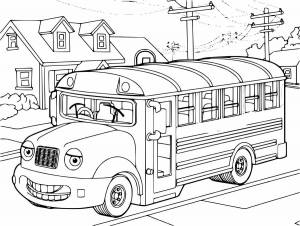 Раскраска автобусы для мальчиков #12 #194860