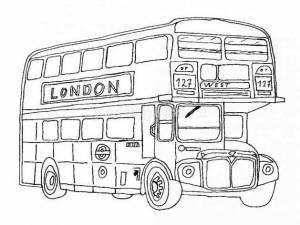Раскраска автобусы для мальчиков #15 #194863