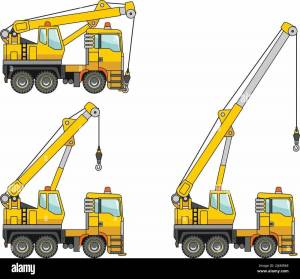 Раскраска автокран для детей #16 #194959