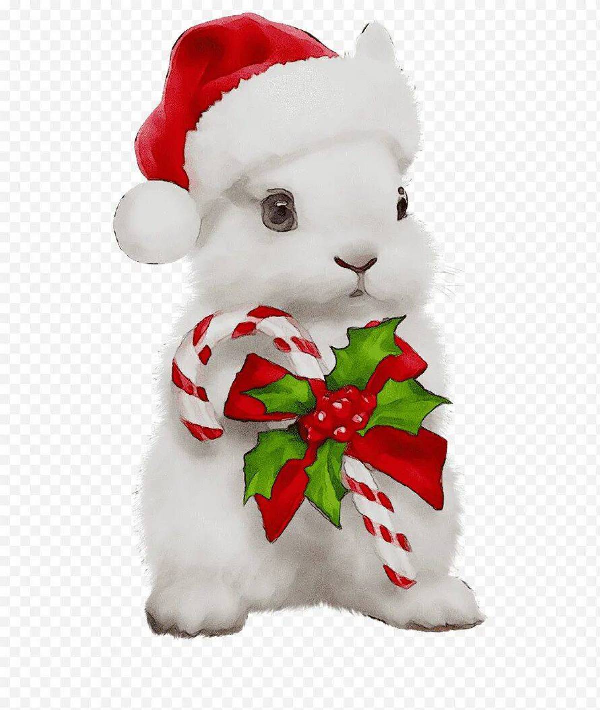 Новым годом зайчик. Новогодний зайчик. Новогодний кролик. Новогодние Зайчата. Новогодний кроликкролик.
