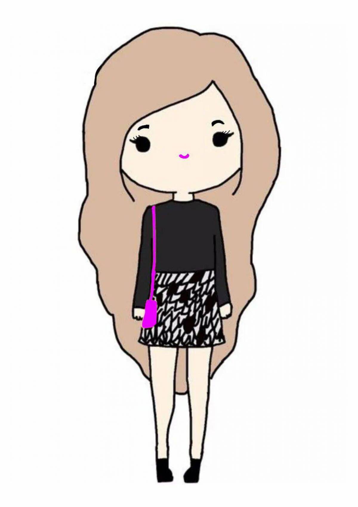 Рисунки девочек для срисовки. Милые картинки для срисовки. Рисунки девочек для срисовки. Прикольные срисовки для девочек. Рисунки для срисовки девочки легко.