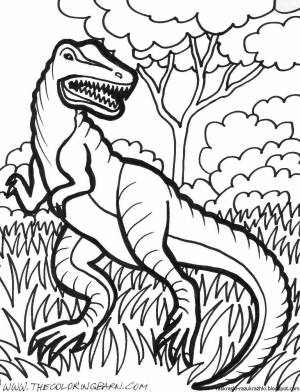Раскраска для мальчиков динозавры #10 #16009