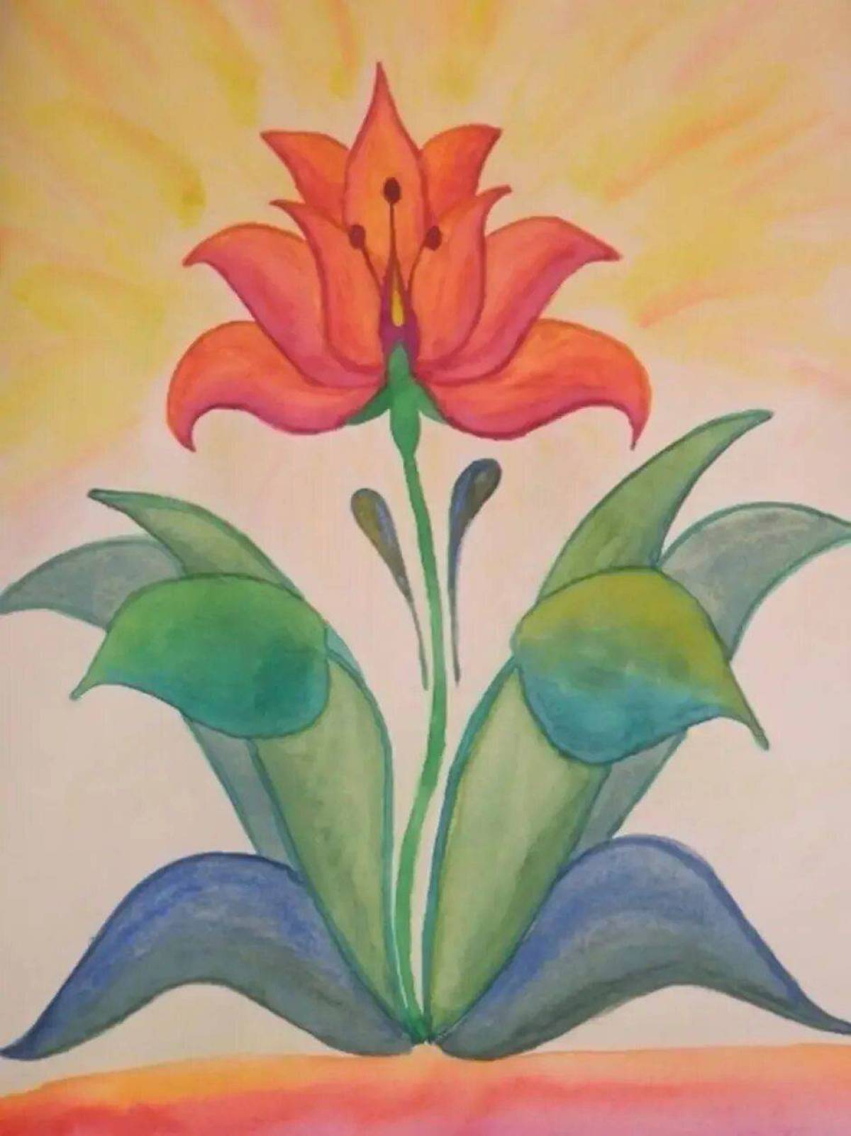 Изображение цветов 6 класс. Бажов Аленький цветочек. Иллюстрация к рассказу Аленький цветочек. Сказочные цветы. Рисунки цветов.