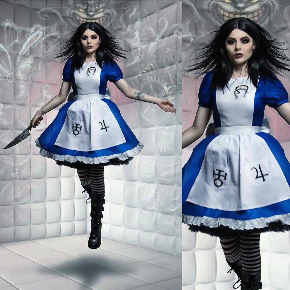 Где фотки алисы. American MCGEE’S Alice платья. Платье Алисы Alice American MCGEE. Алиса Америкэн МАКГИ косплей. Алиса Геншин косплей.