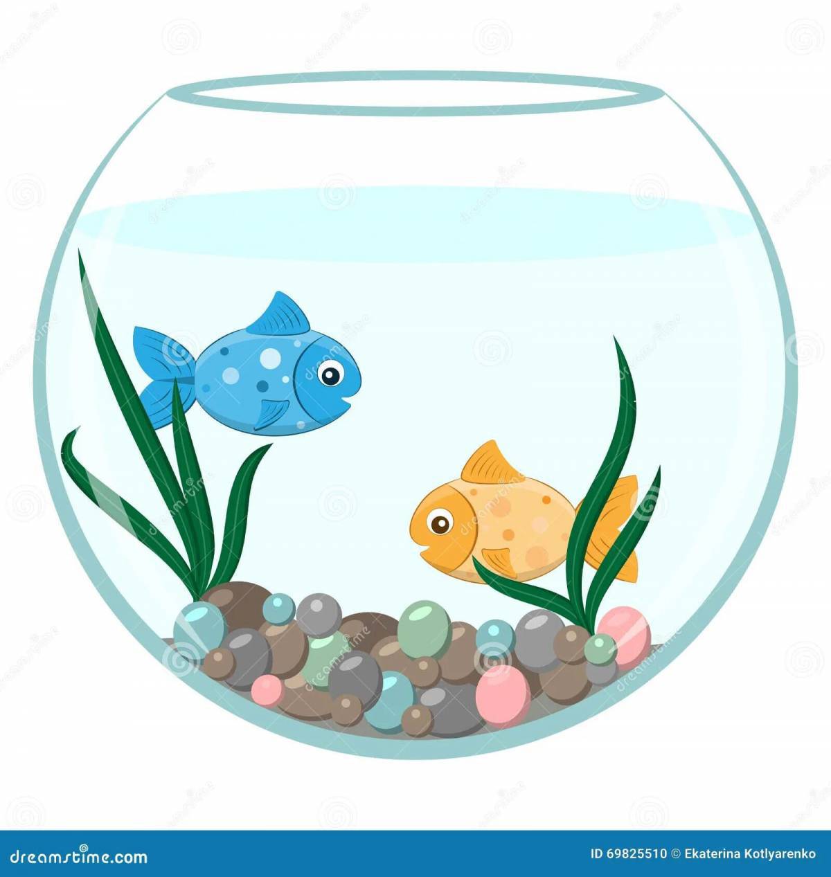 Аквариум для детей 3 4 лет с рыбками #25