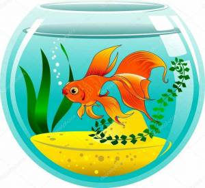 Раскраска аквариум для детей 3 4 лет с рыбками #15 #196527