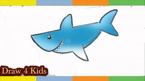 Раскраска акула для детей 4 5 лет #26 #197050