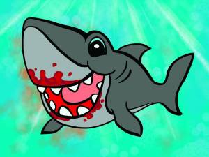 Раскраска акуленок туруруру #35 #197205