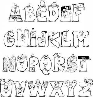 Раскраска алфавит лора для детей #20 #198731