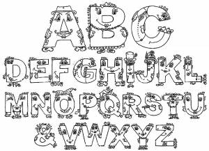 Раскраска алфавит лора для детей #21 #198732