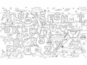 Раскраска алфавит лора для детей #29 #198740