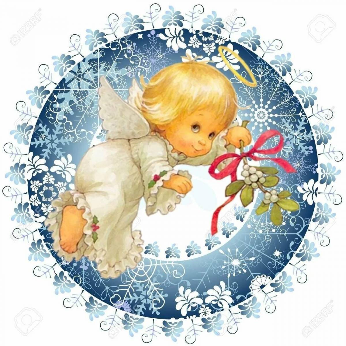 Ангелочки на рождество #15