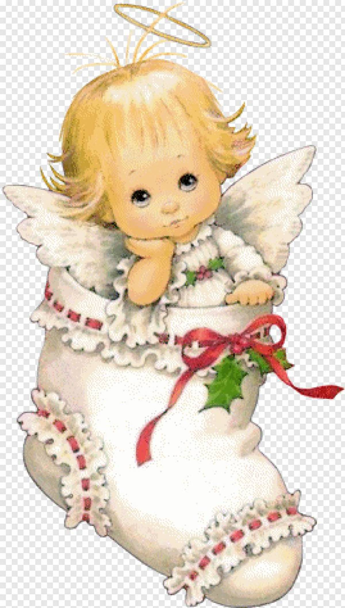 Ангелочки на рождество #22