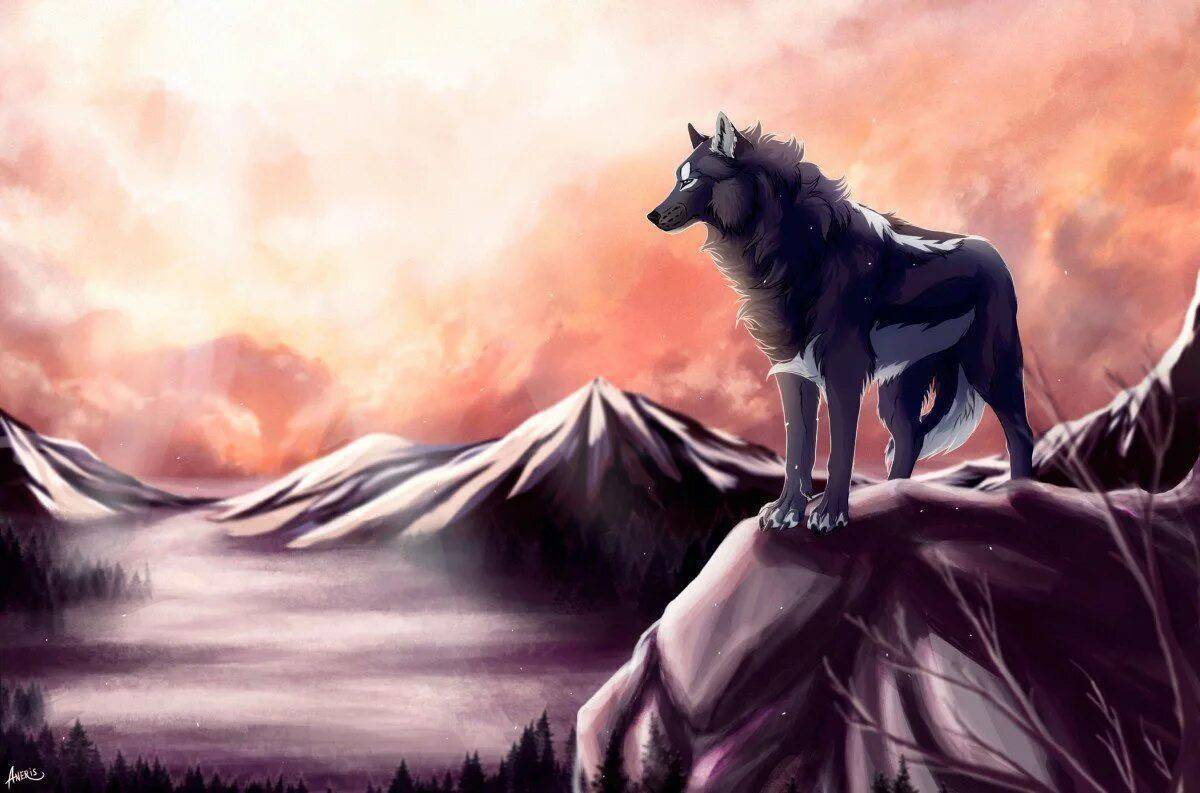 Аниме волк #31
