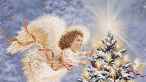Раскраска ангелочек рождественский #29 #200841