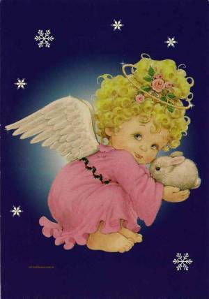Раскраска ангелочки на рождество #10 #200861