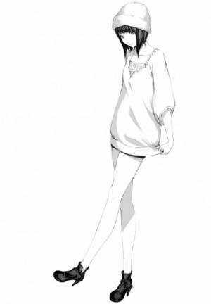 Раскраска аниме в полный рост девушки #26 #201741