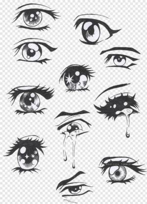 Раскраска аниме глаза #3 #201947