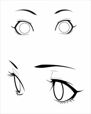 Раскраска аниме глаза #4 #201948