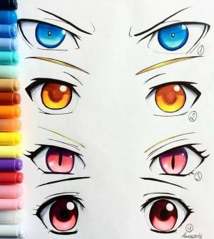 Раскраска аниме глаза #10 #201954