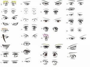 Раскраска аниме глаза #11 #201955