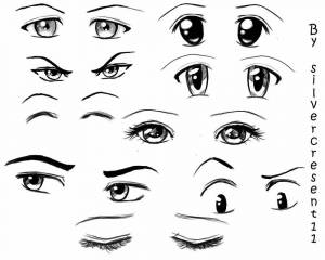Раскраска аниме глаза #17 #201961