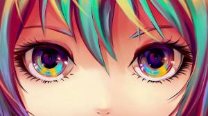 Раскраска аниме глаза #18 #201962