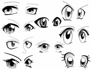 Раскраска аниме глаза #25 #201969