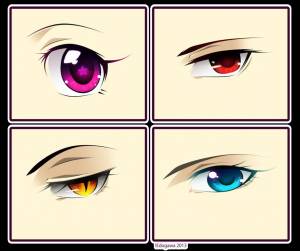 Раскраска аниме глаза #34 #201978