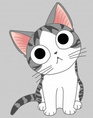 Раскраска аниме кот #1 #202353