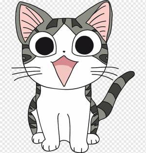 Раскраска аниме кот #3 #202355