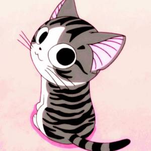 Раскраска аниме кот #38 #202390