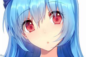 Раскраска аниме лицо девушки #3 #202433