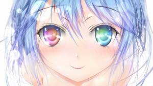 Раскраска аниме лицо девушки #7 #202437