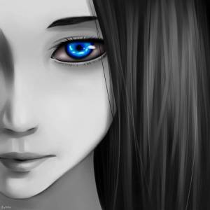 Раскраска аниме лицо девушки #14 #202444