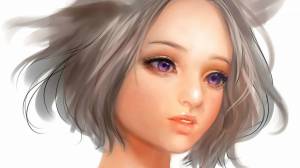 Раскраска аниме лицо девушки #37 #202467