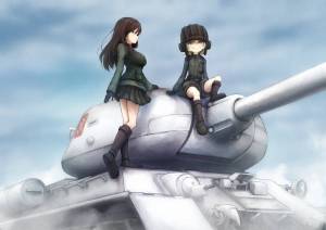 Раскраска аниме танки #23 #203432