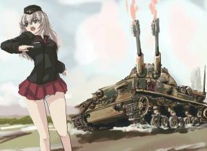 Раскраска аниме танки #34 #203443
