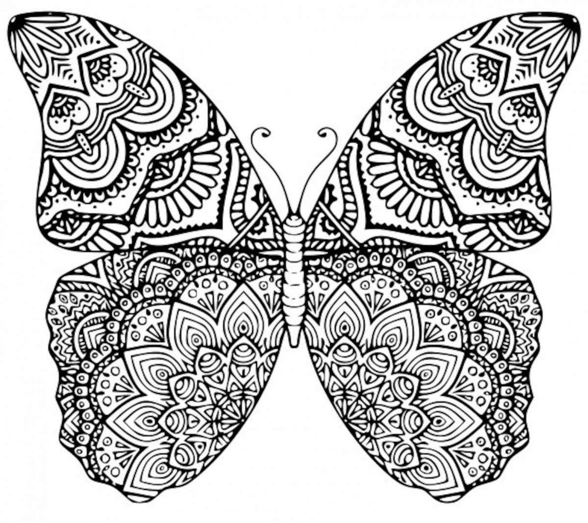 Антистресс бабочка #15