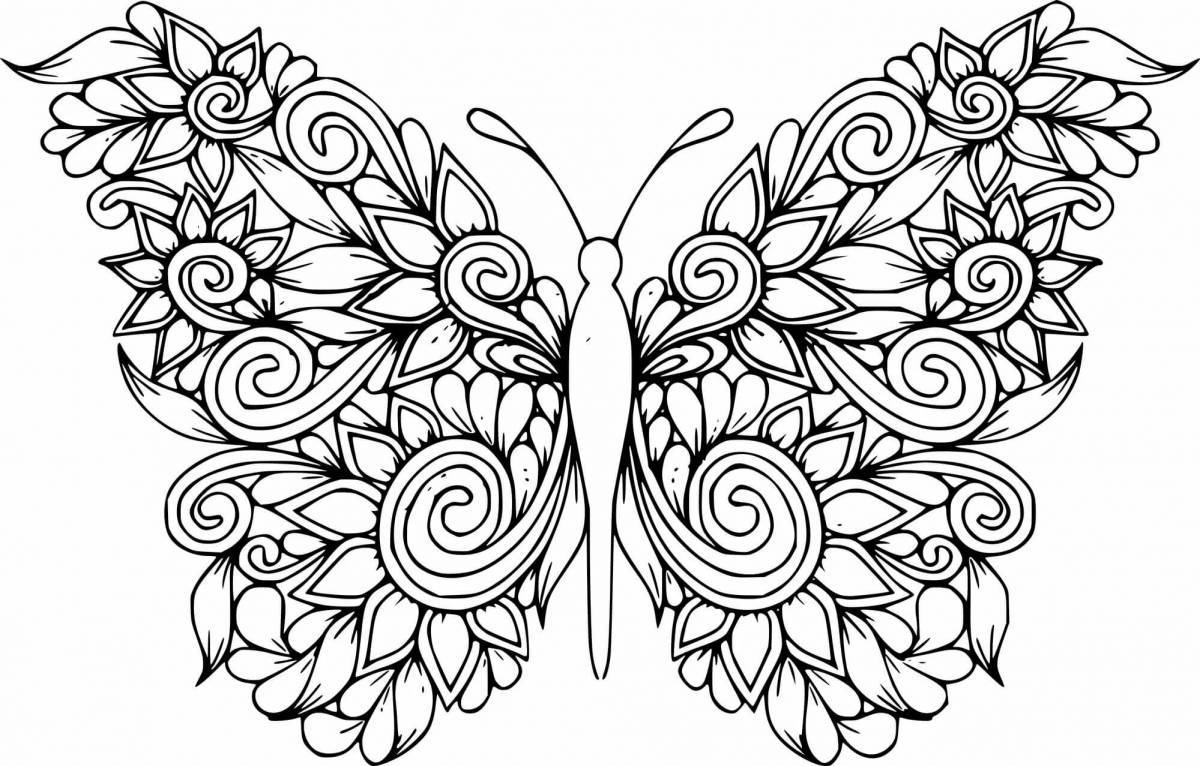Антистресс бабочка #36