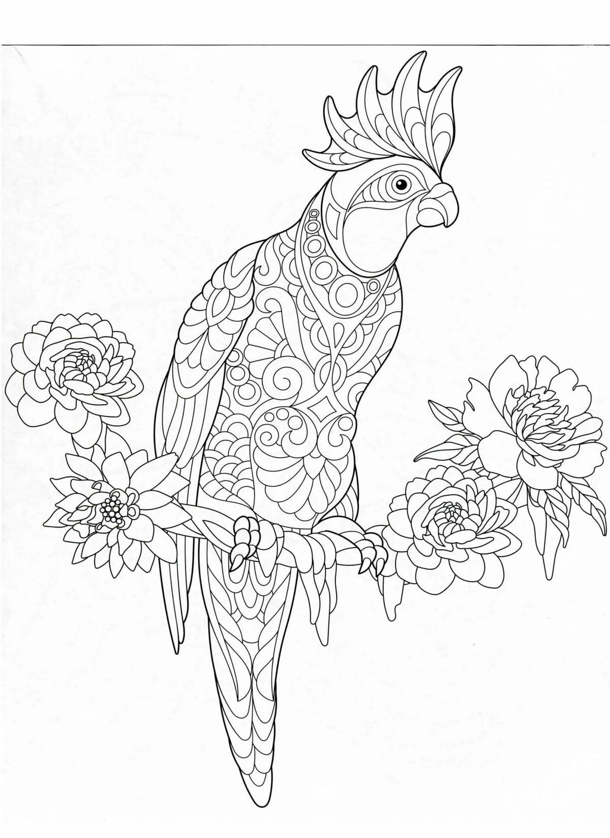 Антистресс попугай #36